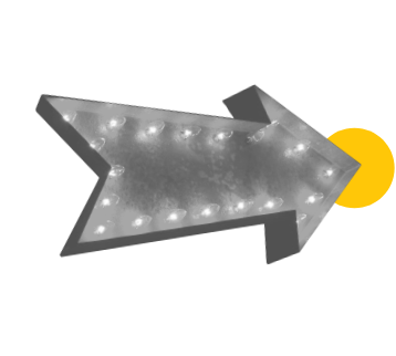 lit up arrow pointing