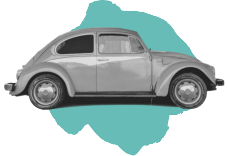 old vw beetlebug car