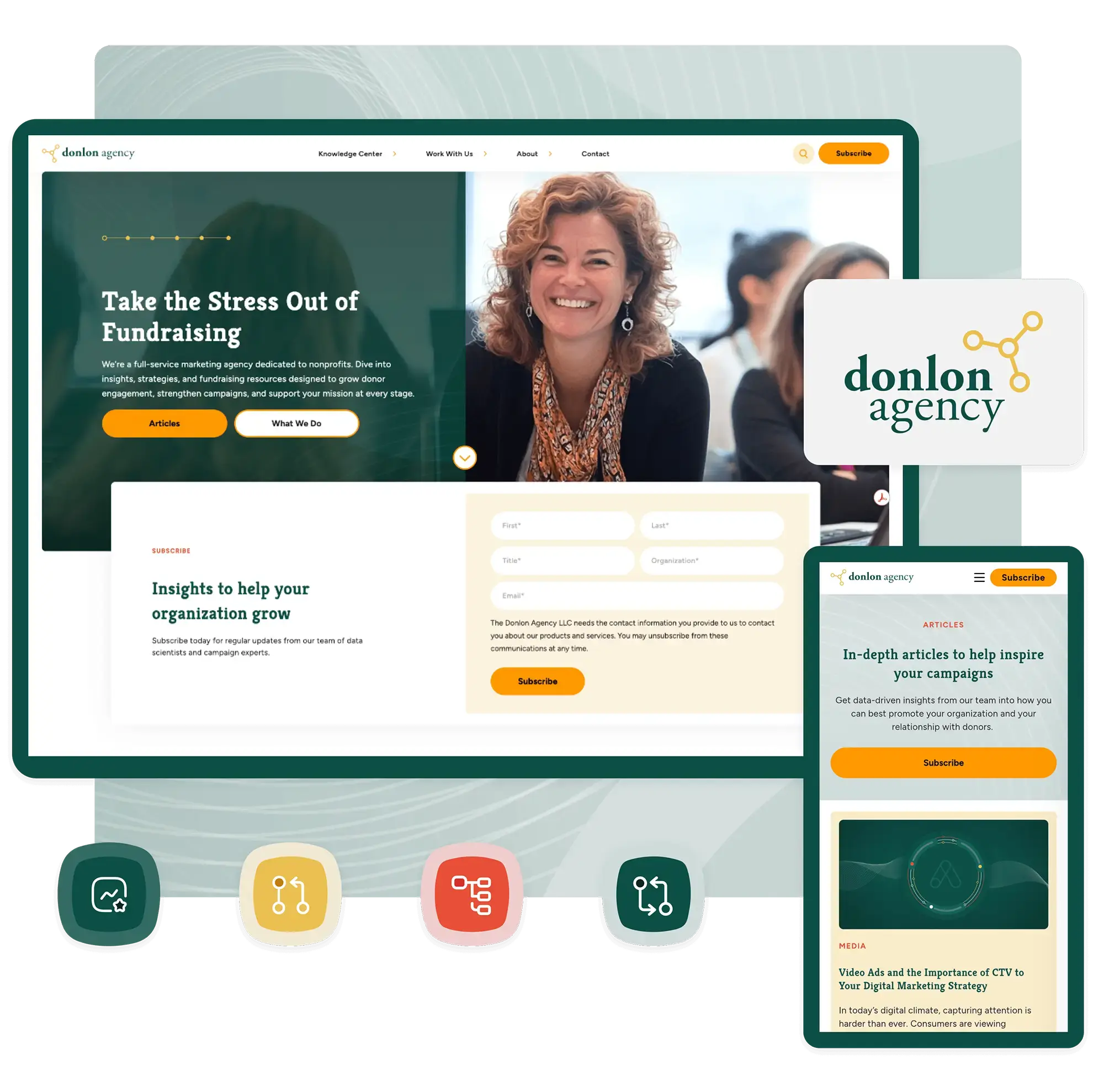 Donlon Agency website redesign