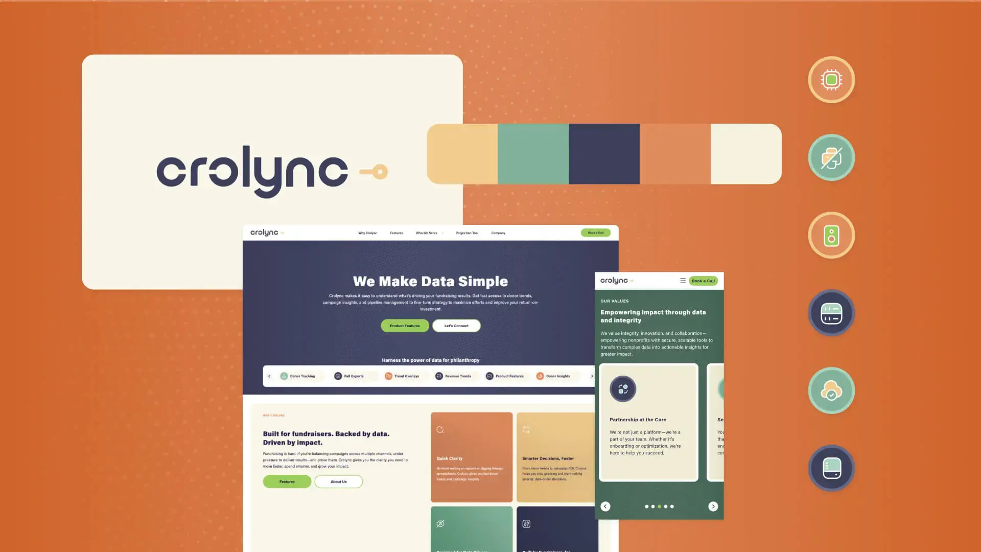 Crolync visual identity & website redesign